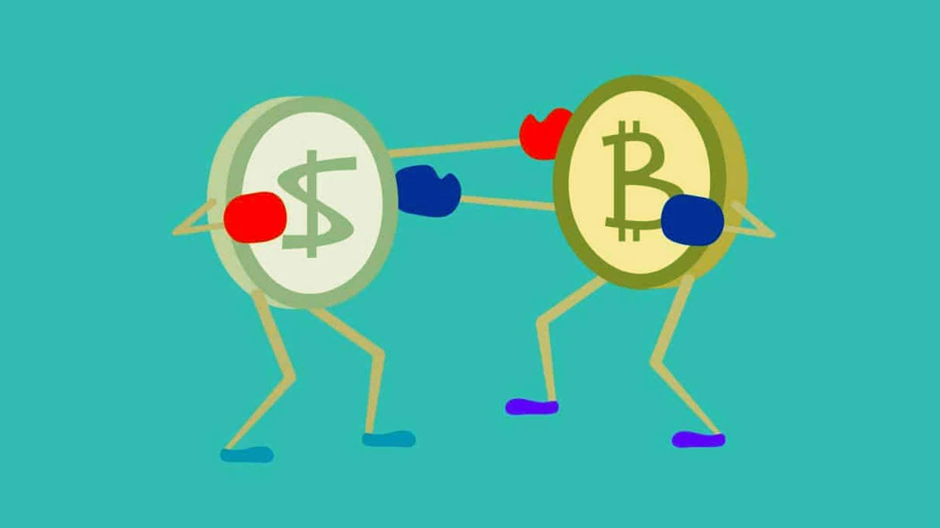 correlazione-dollaro-bitcoin-inversamente-proporzionali